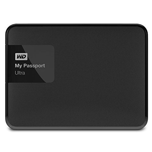 0718037825021 - WD 2TB BLACK MY PASSPORT ULTRA PORTABLE EXTERNAL HARD DRIVE - USB 3.0 - WDBBKD0020BBK-NESN
