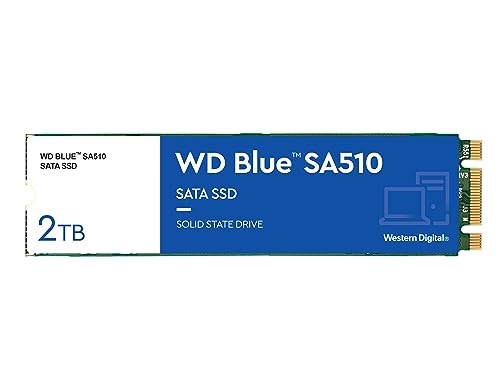 0718037884684 - WESTERN DIGITAL 2TB WD BLUE SA510 SATA INTERNAL SOLID STATE DRIVE SSD - SATA III 6 GB/S, M.2 2280, UP TO 560 MB/S - WDS200T3B0B