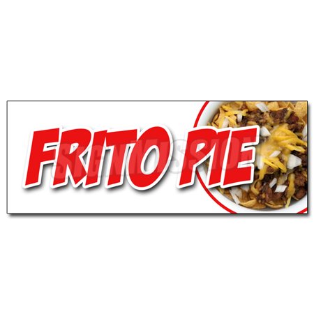 0718088540768 - 12” FRITO PIE DECAL STICKER CHILI CHEESE CORN CHIPS TEXAS STYLE TAMALE FRESH