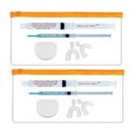 0718122145751 - 2 WHITE PROFESSIONAL TEETH WHITENING KITS WITH NEW FCP REMINERALIZING GELS HUGE 36% MINT