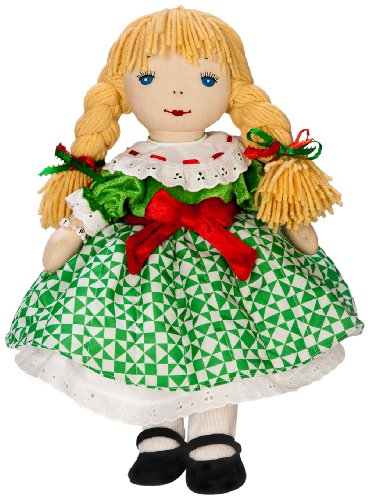 0718122582198 - KATJAN BEST PALS HOLIDAY JANET DOLL IN DRESS DESIGNED BY JIM SHORE