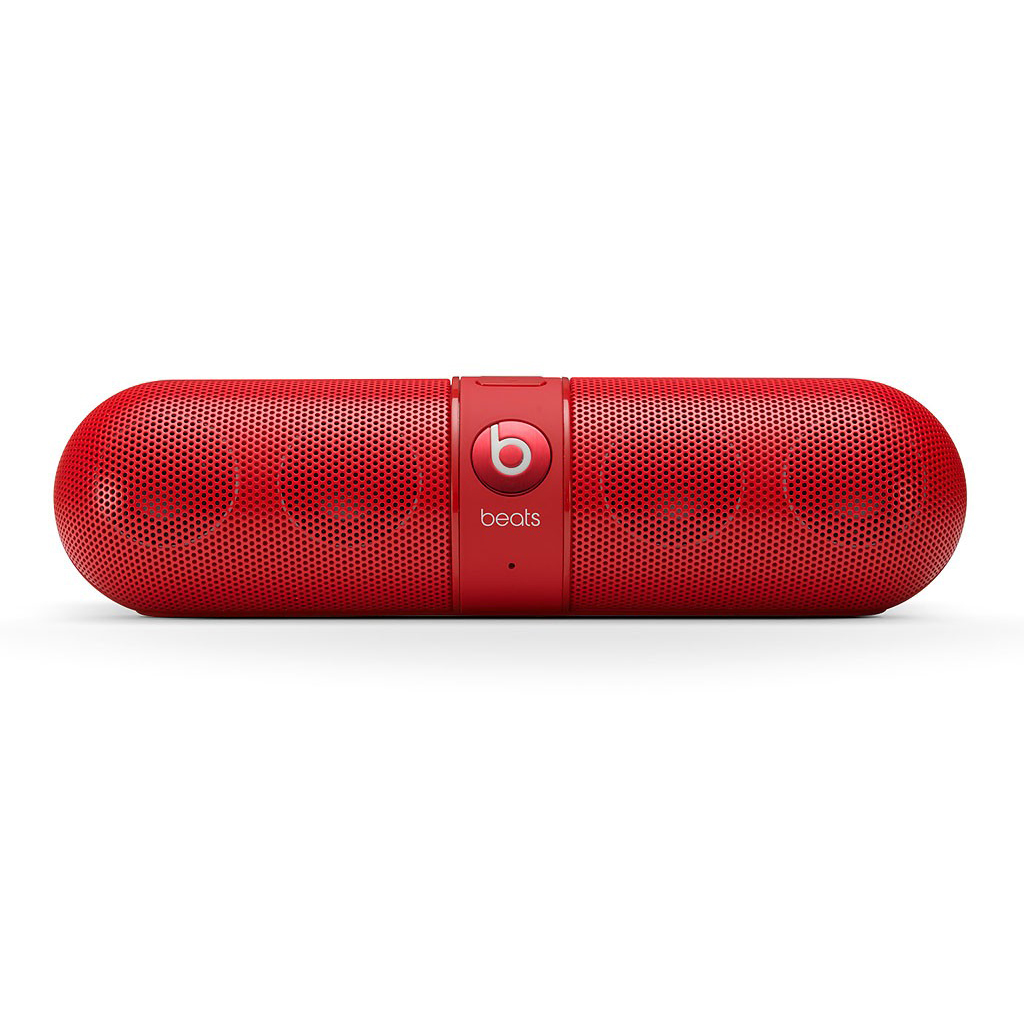 0718122792993 - REFURBISHED WIRELESS PILL PORTABLE SPEAKER W/ BLUETOOTH AND BUILT IN MIC - RED