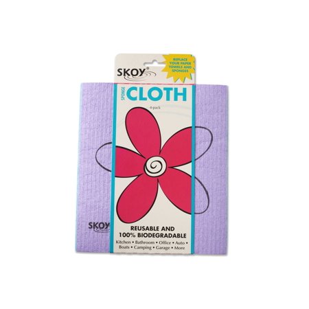0718122943623 - 2 ECO-FRIENDLY GREEN CLEANING CLOTHS REUSABLE 100% BIODEGRADABLE UPC 718122943623 4 PACK