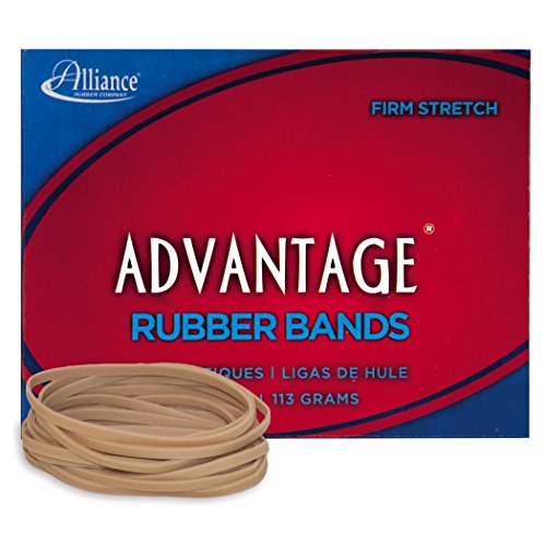 0071815263393 - ALLIANCE(R) ADVANTAGE RUBBER BANDS, SIZE 33, 3 1/2IN. X 1/8IN., NATURAL, BOX OF