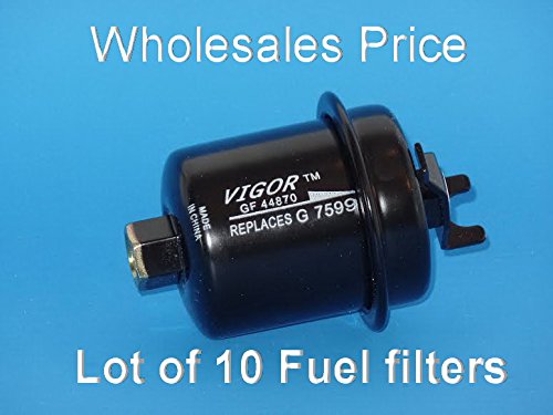 0718207763092 - WHOLESALES PRICE ( LOT OF 10) GF44870 FUEL FILTERS FITS: HONDA ACCORD 1994-1997 CIVIC 1995-2000 CIVIC DEL SOL 1996-1997 CR-V 1997-2001 ODYSSEY 1995-1998 PRELUDE 1997-2001 OASIS 1996-1999