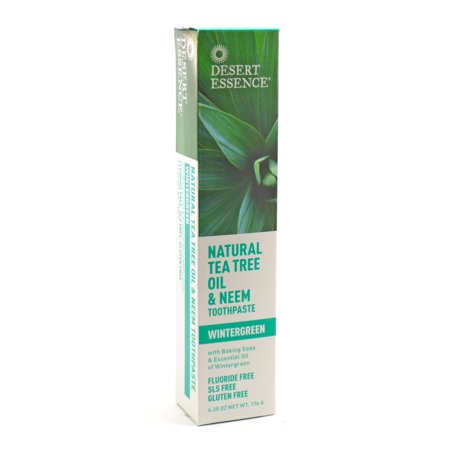 0718334220536 - NATURAL TEA TREE OIL AND NEEM TOOTHPASTE WINTERGREEN