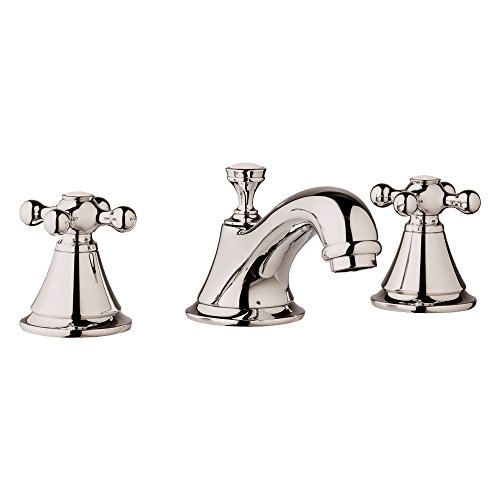 0718426117553 - GROHE K20800-18731-BE0-2 SEABURY LAVATORY FAUCET KIT WITH CROSS HANDLE, POLISHED NICKEL