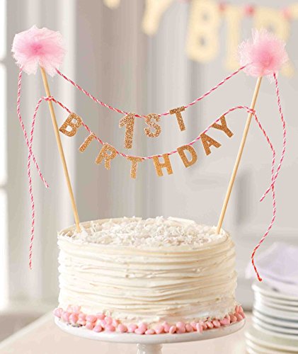 0718540276938 - MUD PIE FIRST BIRTHDAY CAKE TOPPER