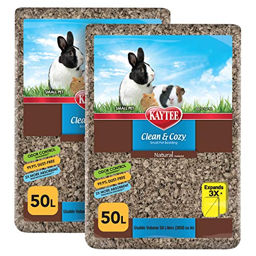 0071859006093 - KAYTEE CLEAN & COZY NATURAL SMALL ANIMAL PET BEDDING SIOC 2/50 LITERS