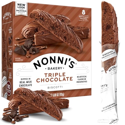 0718604970611 - NONNI'S MILK CHOCOLATE WITHOUT NUTS BISCOTTI