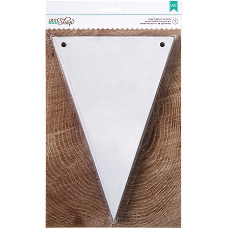 0718813668781 - AMERICAN CRAFTS 7-PIECE DIY SHOP CHIPBOARD PENNANT BANNERS, 6 BY 9-INCH
