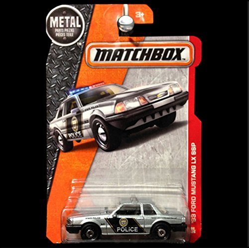 0718929362238 - MATCHBOX, 2016 MBX HEROIC RESCUE, '93 FORD MUSTANG LX SSP POLICE CAR #66/125