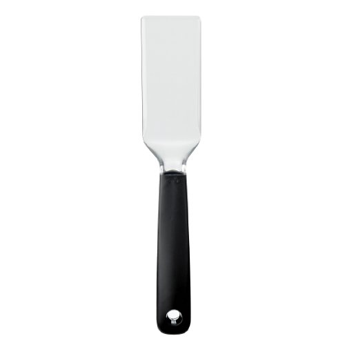 0719028100318 - OXO GOOD GRIPS PLASTIC BROWNIE SPATULA FOR NON-STICK PANS, BLACK