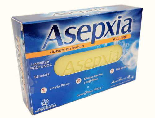 0719028200001 - ASEPXIA AZUFRE: ACTIVE INGRIDIENT DISINTOXICATES ATTACKS IMPERFECTIONS SOAP 100G