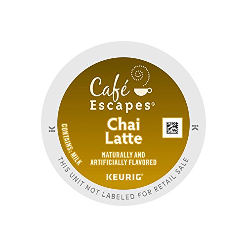 0719040103847 - CAFE ESCAPES CHAI LATTE COFFEE, KEURIG K-CUPS, 72 COUNT