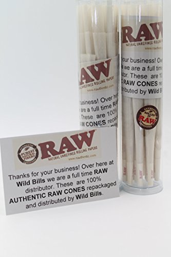 0719040973211 - NEW ORGANIC KING SIZE RAW PRE-ROLLED CONES WITH FILTER PURE RAW HEMP 100 COUNT
