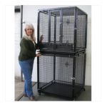 0719222000322 - WELDED WIRE KENNEL WITH SWING OUT FEEDER