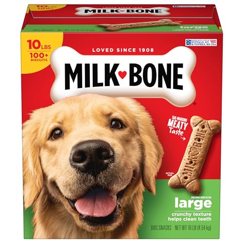 0719279583175 - DOG CHEWS & TREATS MILK-BONE ORIGINAL DOG BISCUITS - FOR LARGE-SIZED DOGS, 10-POUND, NEW