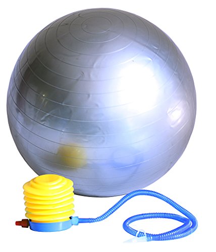 0719399127648 - ZOLDIR - #1 HEAVY DUTY ANTI-BURST AND SLIP RESISTANT FITNESS, EXERCIZE BALL WITH PUMP, GYM QUALITY #1 RATED FITNESS BALL BY AMAZON CUSTOMERS! 100% SATISFACTION AND MONEY BACK GUARANTEE!