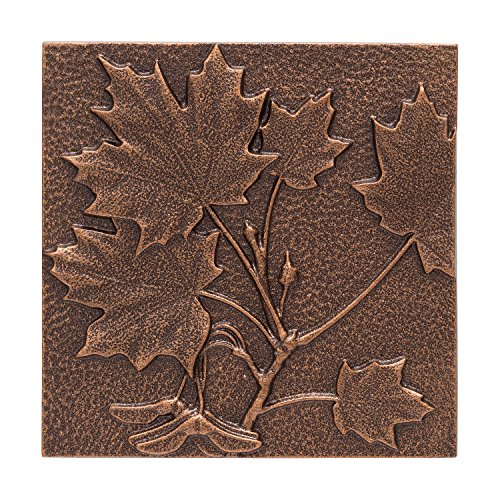 0719455102435 - WHITEHALL PRODUCTS MAPLE LEAF WALL DECOR, ANTIQUE COPPER
