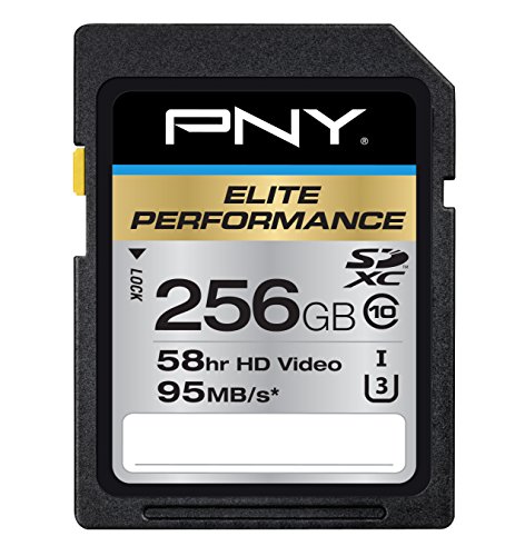 7195003033056 - PNY ELITE PERFORMANCE 256 GB HIGH SPEED SDXC CLASS 10 UHS-I, U3 UP TO 95 MB/SEC FLASH CARD (P-SDX256U395-GE)