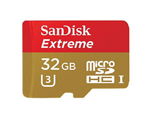 7195003038433 - SANDISK EXTREME 32GB MICROSDHC UHS-1 CARD WITH ADAPTER (SDSQXNE-032G-GN6MA)