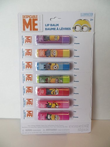 0719565336737 - DESPICABLE ME LIP BALM 7 FLAVORS - CAN BE SEPARATED TO MAKE INDIVIDUAL GIFTS