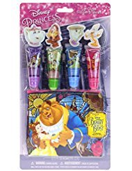 0719565376269 - BEAUTY AND THE BEAST 4 PACK LIP GLOSS WITH POUCH