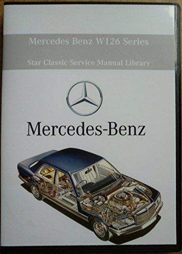 0719578118573 - 1981-1991 MERCEDES BENZ MODEL 126 STAR CLASSIC SERVICE MANUAL LIBRARY P-2700-126-98