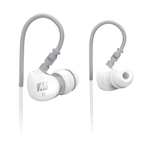 7197200087467 - MEE AUDIO SPORT-FI M6 NOISE ISOLATING IN-EAR HEADPHONES WITH MEMORY WIRE (WHITE)