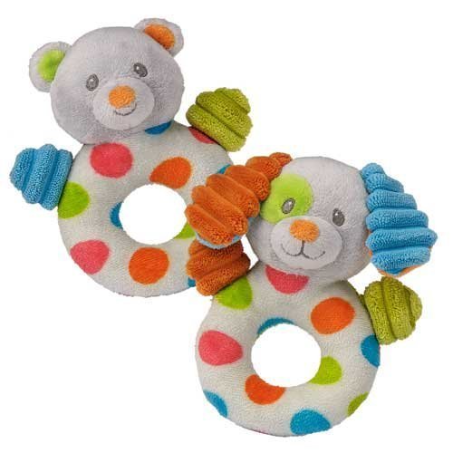 0719771414007 - MARY MEYER BABY CONFETTI RING RATTLES, 5