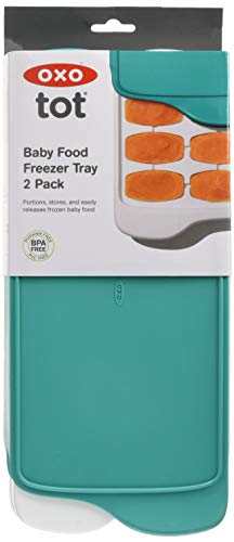 0719812000787 - OXO BABY FOOD FREEZER TRAY - 2 PACK UPDATED TEAL