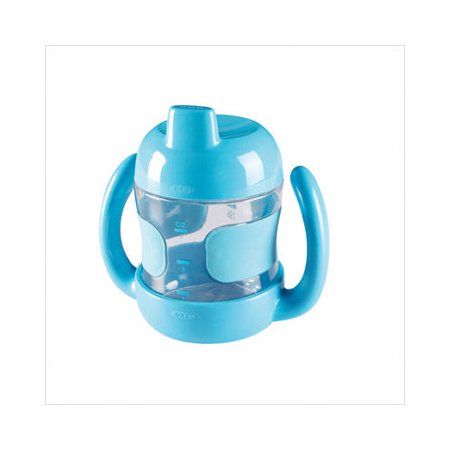 0719812930282 - OXO TOT SIPPY CUP WITH HANDLES, AQUA, 7 OUNCE