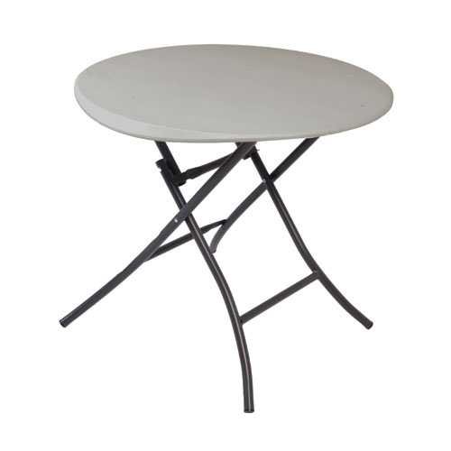 0719918402317 - LIFETIME 80230 FOLDING ROUND TABLE, 33 INCH, PUTTY