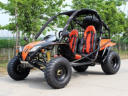 0719918502260 - MODERN STYLING WITH COOL! HIGH POWER 200CC ENGINE YOUTH/ADULT GO KART PRO RANGER - AUTOMATIC TRANSMISSION W/REVERSE - TWIN ADJUSTABLE RACING SEATS WITH 4 POINT HARNESS