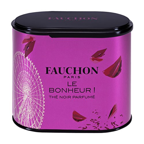 0720322571896 - FAUCHON TEA PARIS - HAPPINESS TEA / LE BONHEUR! - LOOSE TEA (100GR TIN)