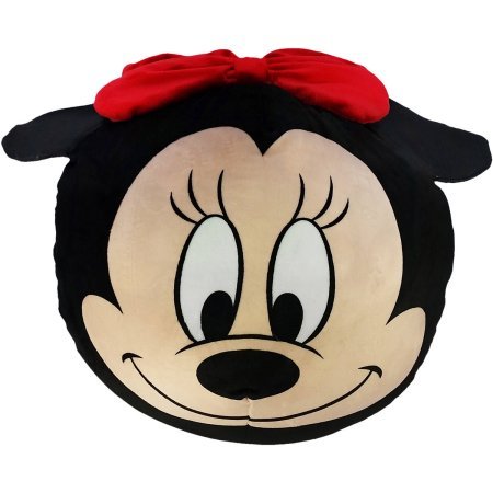 0720389352421 - THE NORTHWEST COMPANY DISNEY'S MINNIE MOUSE 3D ULTRA-STRETCH TRAVEL CLOUD PILLOW, 11 X 11