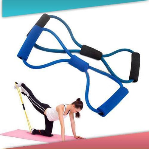 0720441257855 - RESISTANCE BANDS TUBE FITNESS MUSCLE WORKOUT EXERCISE YOGA TUBES
