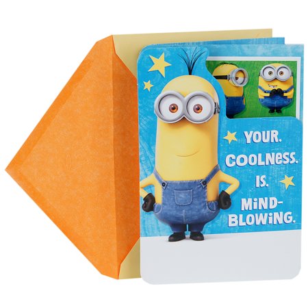 0720473964790 - HALLMARK BIRTHDAY GREETING CARD FOR KIDS (MINIONS, STICKERS INCLUDED)