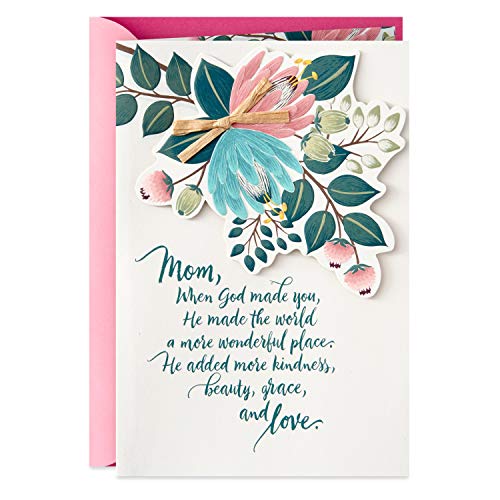 0720473975192 - HALLMARK DAYSPRING RELIGIOUS MOTHERS DAY CARD FOR MOM (KINDNESS, BEAUTY, GRACE, LOVE)
