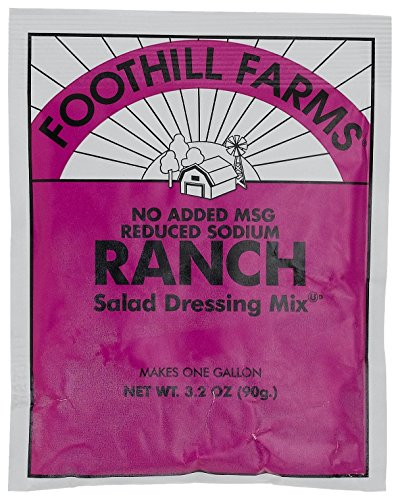 0072058001407 - FOOTHILL FARMS RANCH DRESSING (NO MSG) MIX, 3.2-OUNCE UNITS (PACK OF 18)