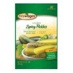 0072058608323 - MRS. WAGES QUICK PROCESS SPICY PICKLE MIX-SIX PACKAGES