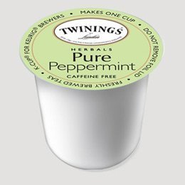 0720825489636 - TWININGS PURE PEPPERMINT TEA 48-COUNT K-CUPS FOR KEURIG BREWERS