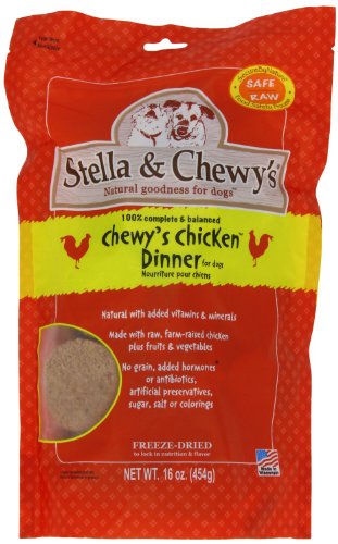 0720825536224 - STELLA & CHEWY'S FREEZE DRIED DOG FOOD FOR ADULT DOGS, CHICKEN PATTIES, 15 OUNCE