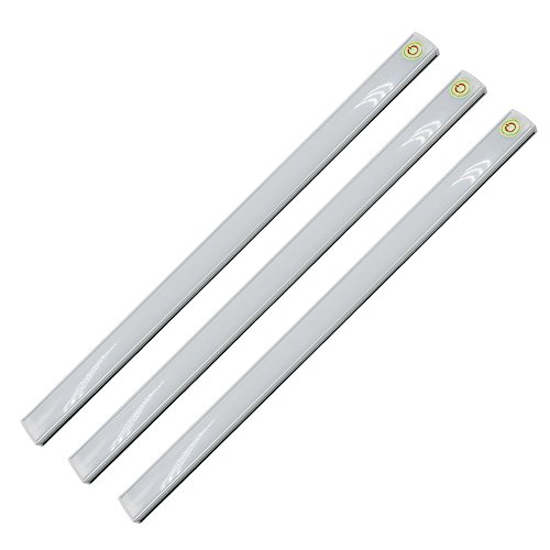 0720990872035 - DIMMABLE 20 LED TOUCH STRIP ACTIVATED LIGHT BAR, USB MOTION SENSOR CABINET CUPBOARD LIGHT (PACK OF 3) (WHITE LIGHT)