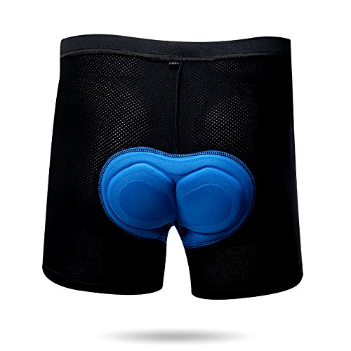 0720990872820 - BREATHABLE CYCLING SHORTS MEN WOMEN 3D SILICON GEL PADDED BIKE BICYCLE UNDERWEAR PANT-S
