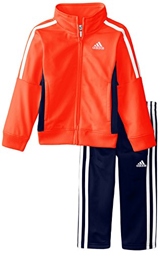 0721224704641 - ADIDAS LITTLE BOYS' IMPACT TRICOT SET, SOLAR RED, 3T