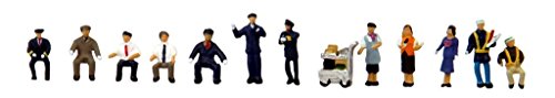 0721272361568 - JYOUKEI COLLECTION THE HUMAN 102 WORKING PEOPLE RAILWAY BUS PEDESTRIAN REALISTIC MODEL FIGURE MEN WOMEN LADY OLDER WORKER POLICE SHOPPING BABY TABLE DESK SHELF DECOR TAKARA TOMY TOMYTEC TOMIX DIORAMA