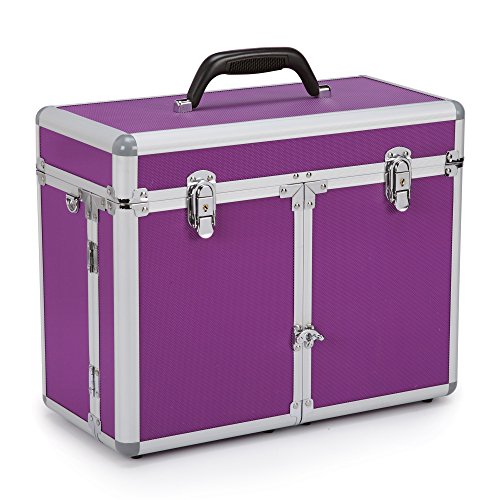 0721343244790 - TOP PERFORMANCE PROFESSIONAL GROOMING TOOL CASES - DURABLE AND VERSATILE ALUMINUM CASES DESIGNED FOR THE STORAGE OF GROOMING TOOLS AND SUPPLIES FOR THE PROFESSIONAL PET GROOMER, PURPLE
