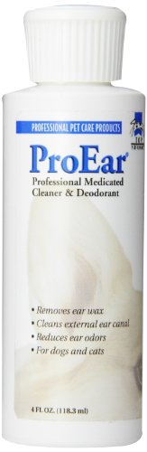 0721343601043 - TOP PERFORMANCE PROEAR PROFESSIONAL MEDICATED EAR CLEANERS - VERSATILE AND EFFECTIVE SOLUTION FOR CLEANING DOG AND CAT EARS, 4 OZ.